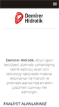 Mobile Screenshot of demirerhidrolik.com